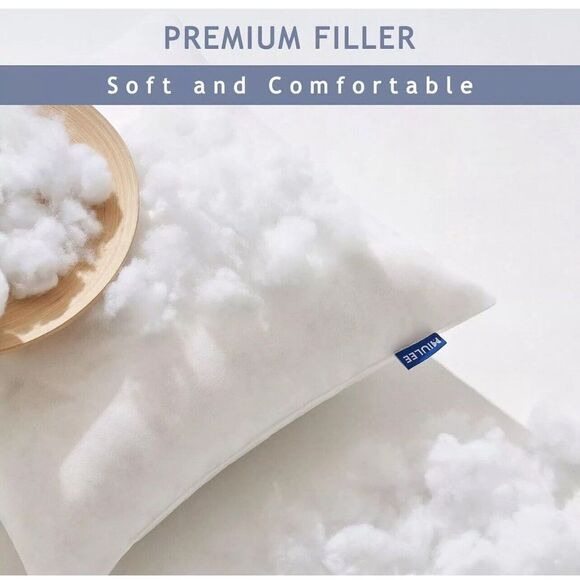 MIULEE Throw Pillow Insert Hypoallergenic Premium Pillow Stuffer Sham Rectangle - Picture 7 of 8